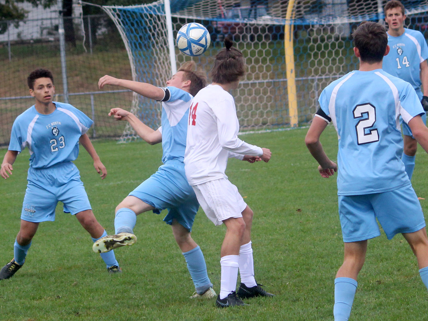 Chi-Hi boys soccer at Eau Claire North boys soccer 10-4-18